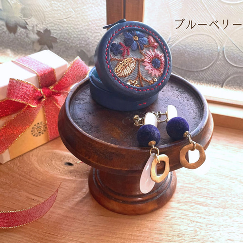 無料ラッピング】インド刺繍のジュエリーボックス その他ケース