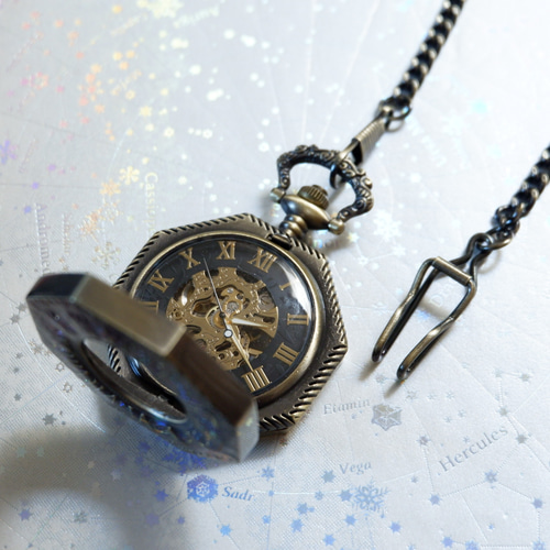⑱動作未確認 手巻き 懐中時計