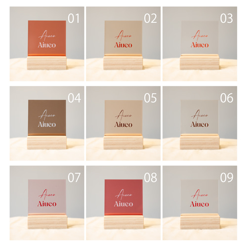 ミニサイズアクリル看板 レジ横POP サインボード 店舗看板 QRコード