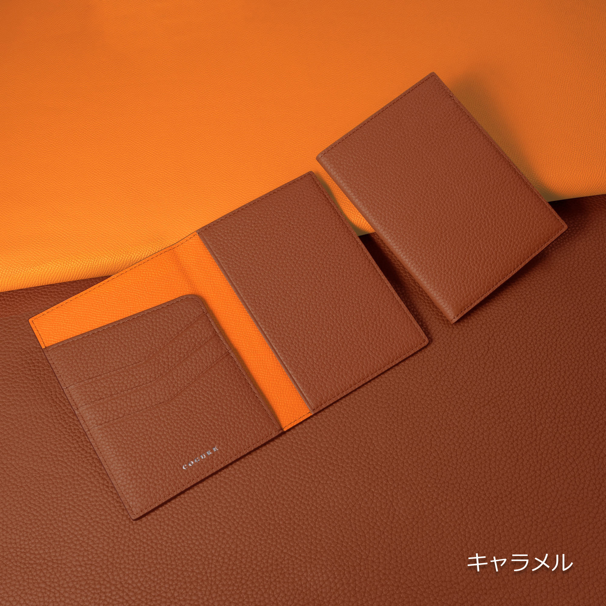 本革 パスポートケース パスポートカバー グリーン<COPPAT-Green>