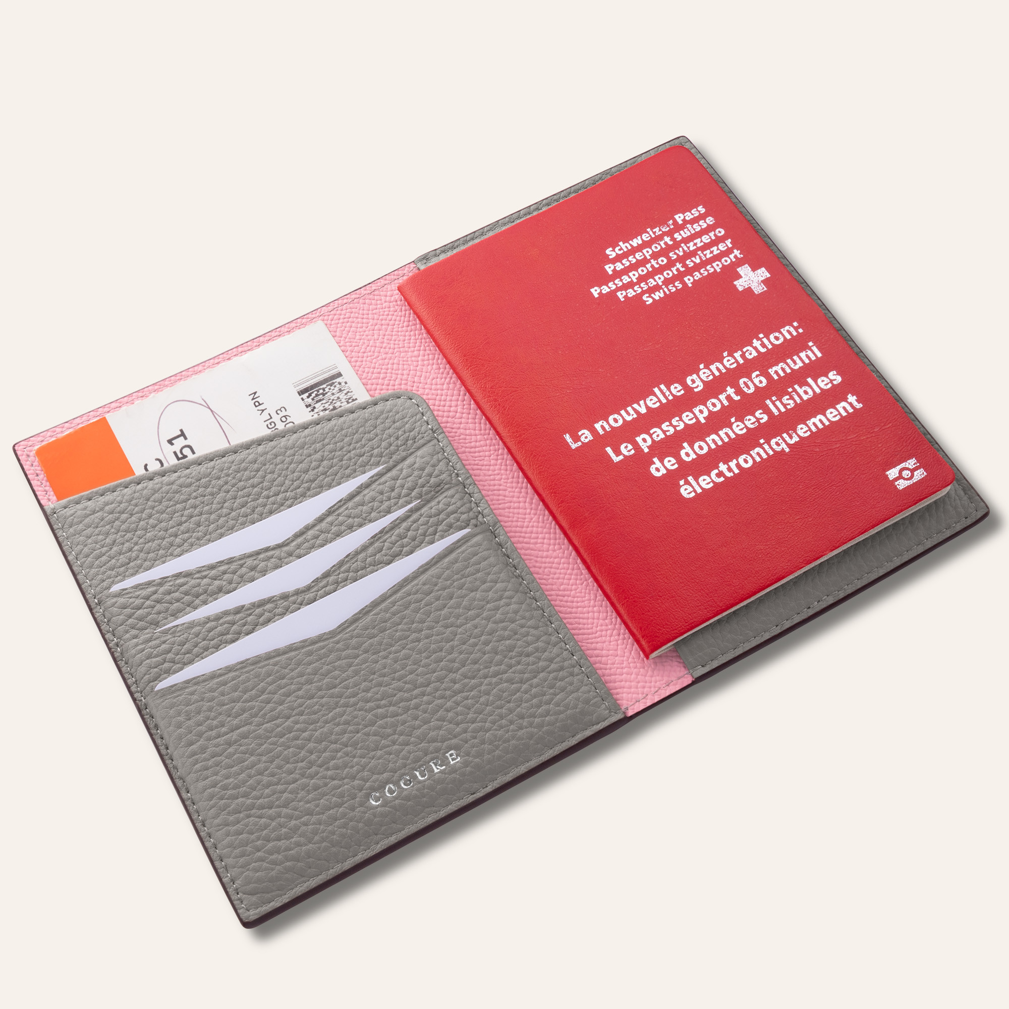 本革 パスポートケース パスポートカバー グリーン<COPPAT-Green>