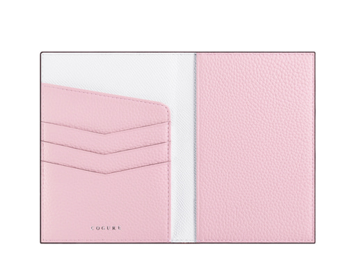 本革 パスポートケース パスポートカバー ピンク<COPPAT-Pink> その他