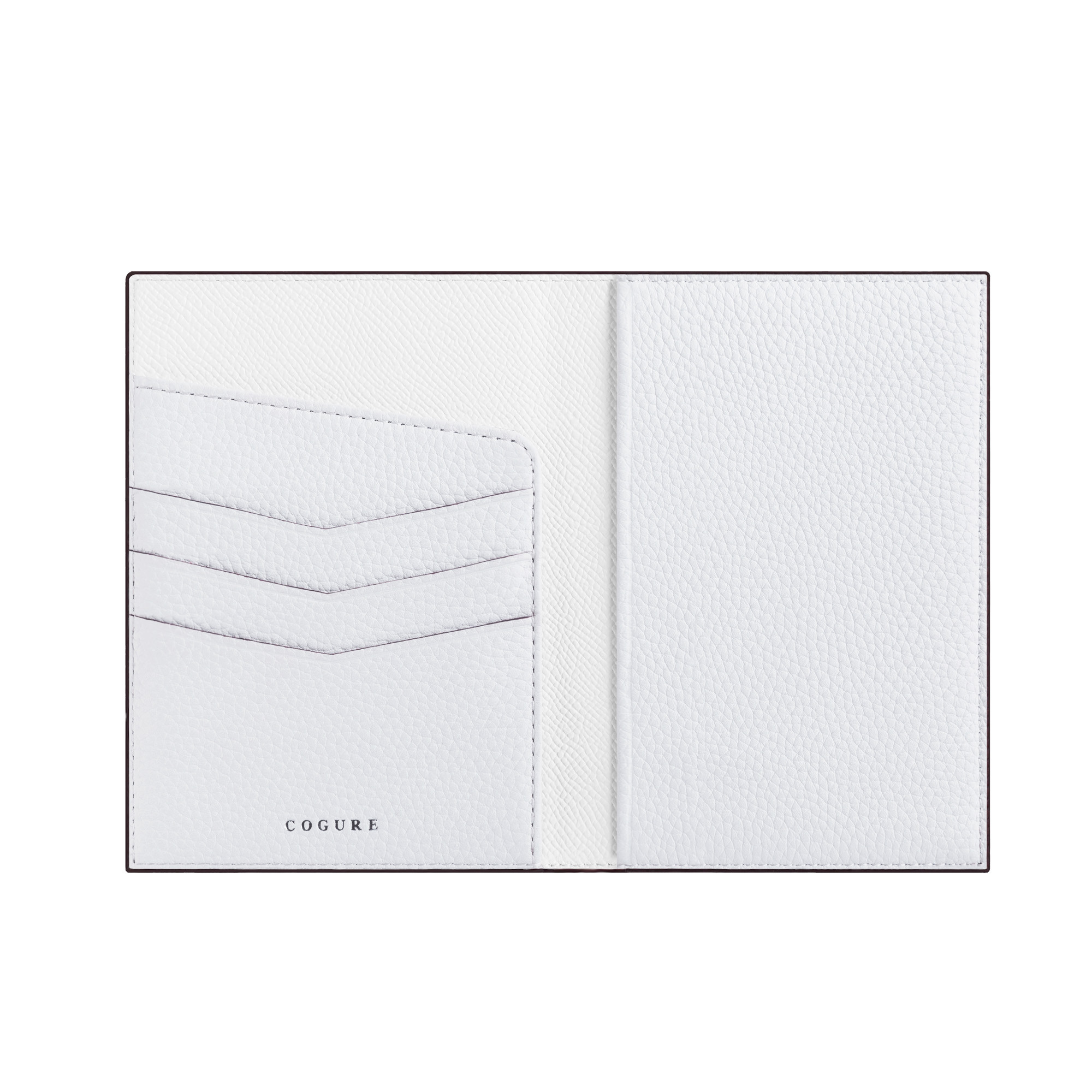 本革 パスポートケース パスポートカバー ホワイト<COPPAT-White>
