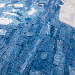 藍染襤褸 モザイク アート　BIGGIE SMALLS NOTORIOUS B.I.G ビギー ポスター  A3 2枚目の画像