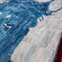 藍染襤褸 モザイク アート　BIGGIE SMALLS NOTORIOUS B.I.G ビギー ポスター  A3 7枚目の画像