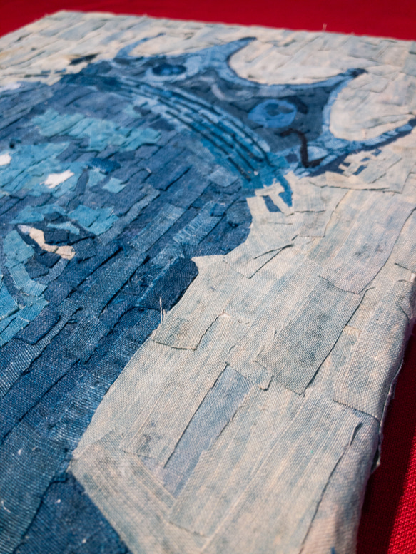 藍染襤褸 モザイク アート　BIGGIE SMALLS NOTORIOUS B.I.G ビギー ポスター  A3 7枚目の画像