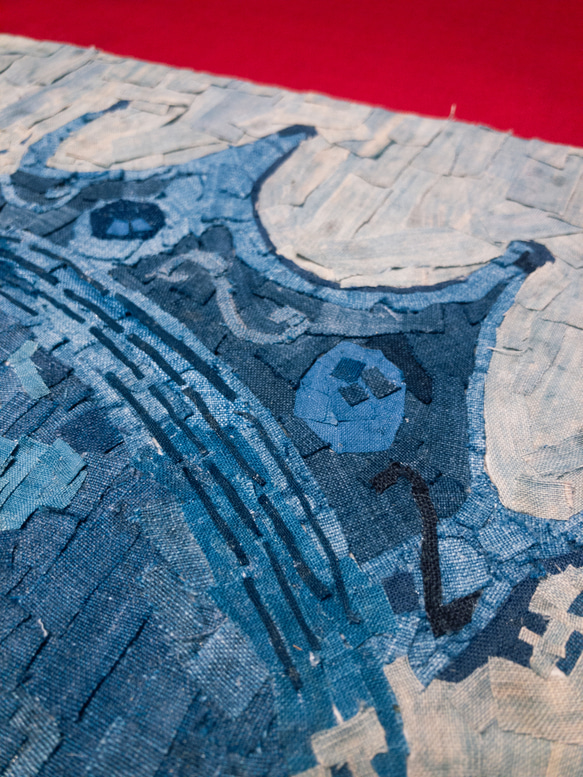 藍染襤褸 モザイク アート　BIGGIE SMALLS NOTORIOUS B.I.G ビギー ポスター  A3 4枚目の画像