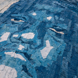 藍染襤褸 モザイク アート　BIGGIE SMALLS NOTORIOUS B.I.G ビギー ポスター  A3 3枚目の画像