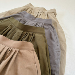 軽やかバルーンスカート(裾タック仕様) 17枚目の画像
