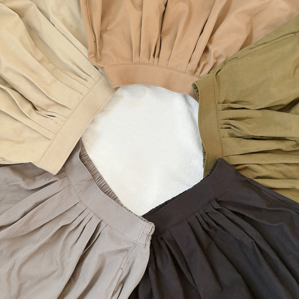 軽やかバルーンスカート(裾タック仕様) 18枚目の画像