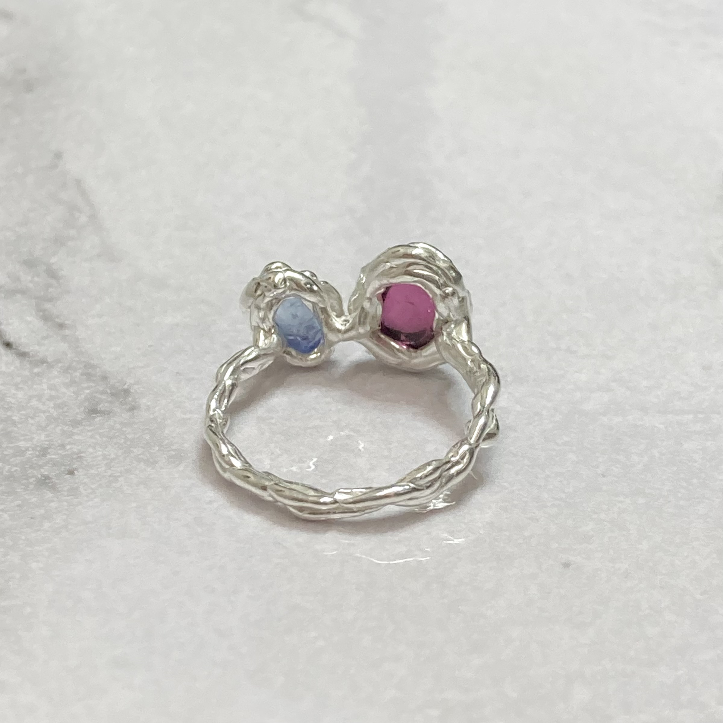 SV925 ピンクトルマリン×タンザナイト 約12号