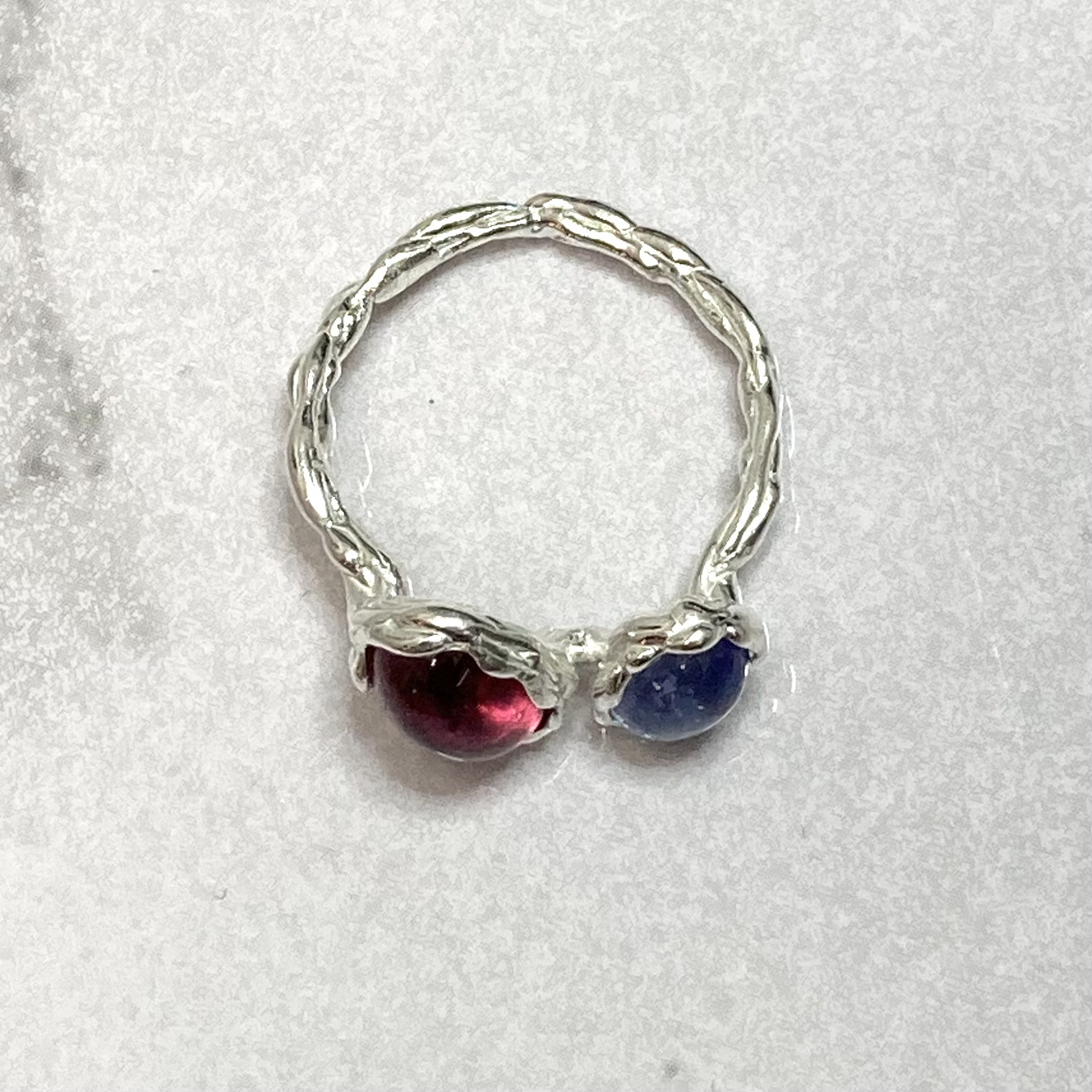 SV925 ピンクトルマリン×タンザナイト 約12号