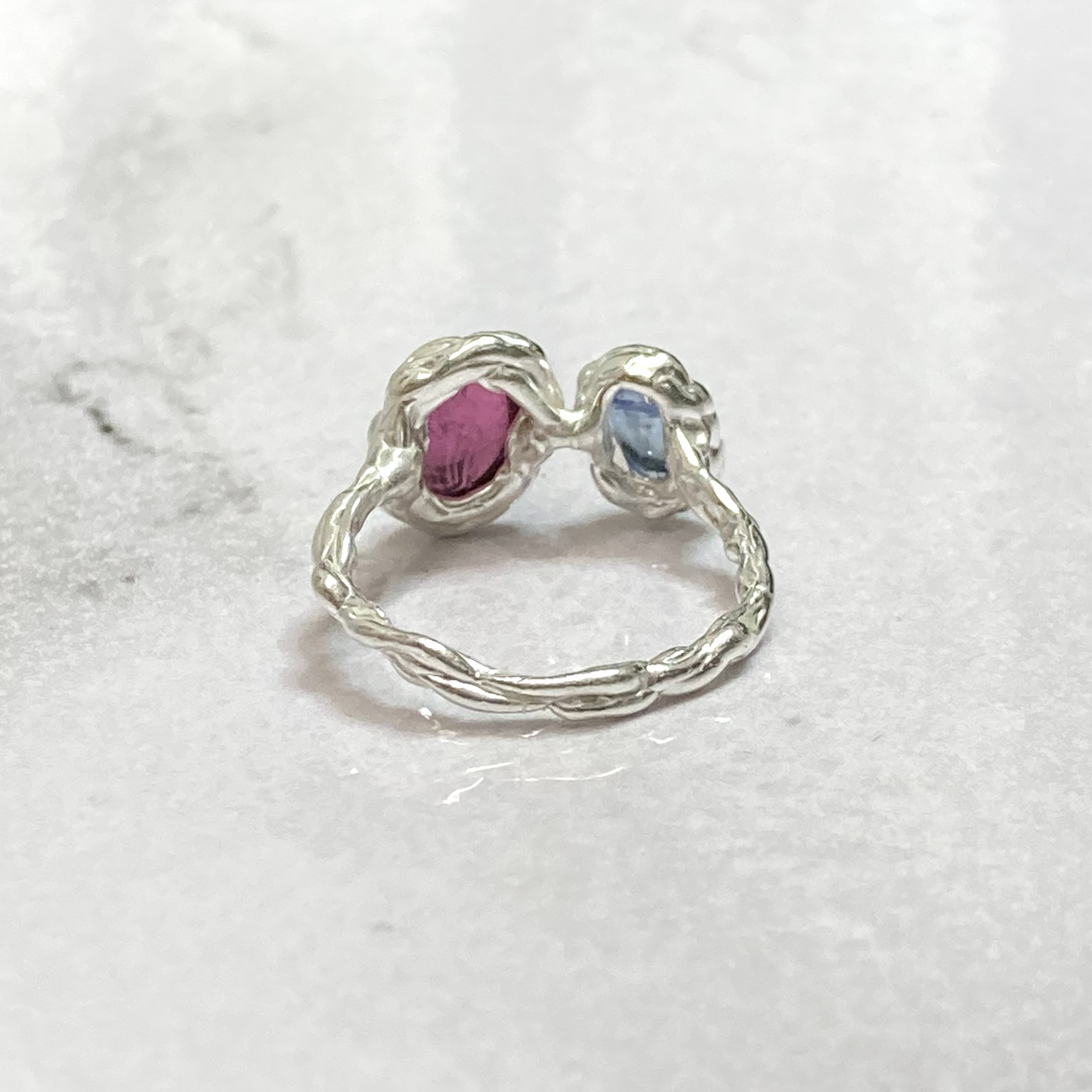 SV925 ピンクトルマリン×タンザナイト 約12号