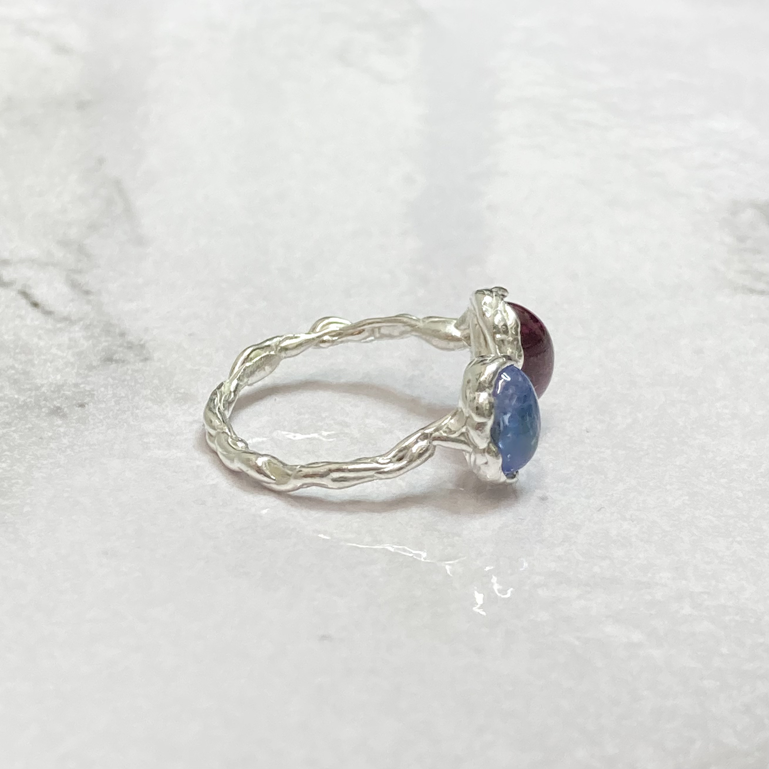 SV925 ピンクトルマリン×タンザナイト 約12号