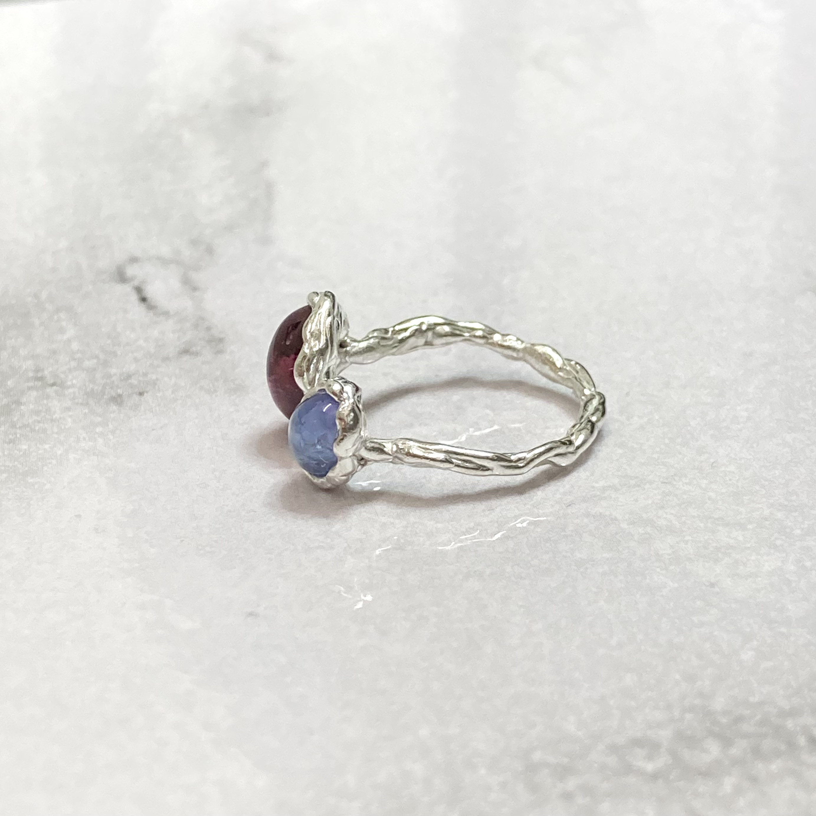 SV925 ピンクトルマリン×タンザナイト 約12号