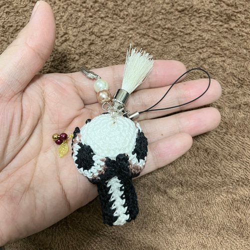 シマエナガのストラップ あみぐるみ abee1 通販 17014595｜Creema