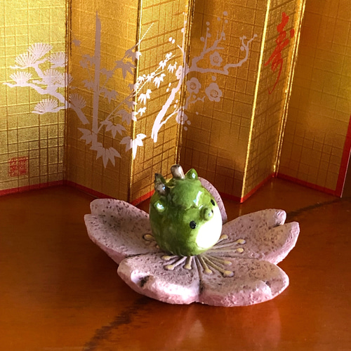 辰ちゃん 干支飾り ミニオブジェ 粘土＊ たつ タツ その他インテリア