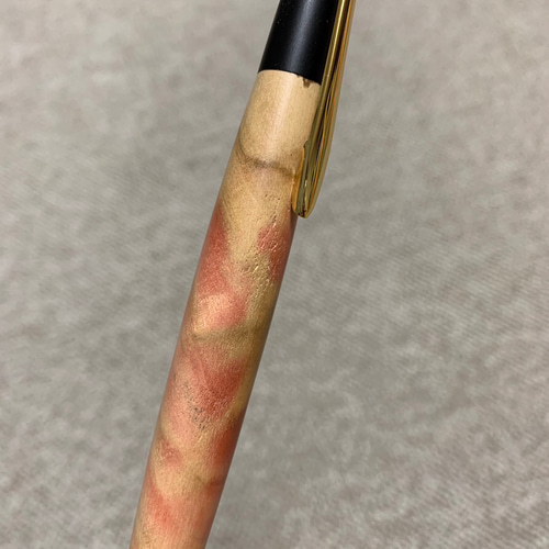 再入荷 レッドカラー ボックスエルダー メイプル シャーペン 木