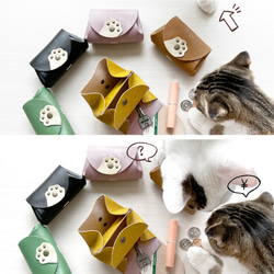 整理整頓、猫の手貸します 仕分けポケットのコインケース(COIN1-CAT) 日本製【5～18・60日以内発送】 6枚目の画像