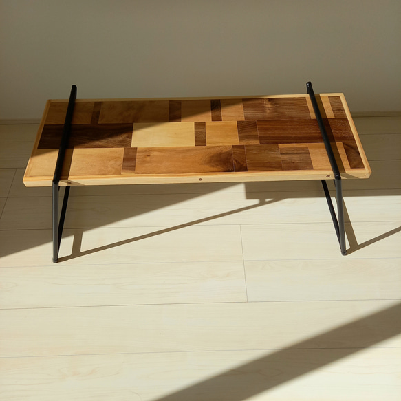 ローテーブル リバーシブル ウォールナット パイン 【公式通販】