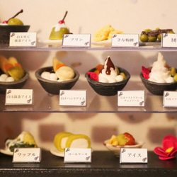 微型日式甜點展示櫃 第5張的照片