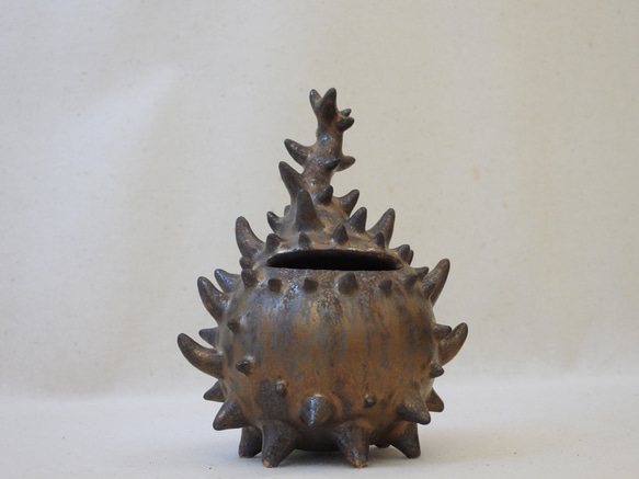 棘丸くん(W)陶製オブジェ 3枚目の画像