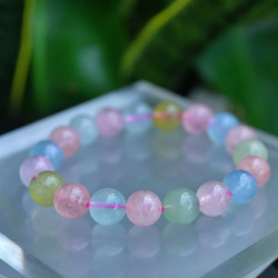 ミックスベリル☆ブレスレットs1052 ブレスレット Funky garuda 天然石