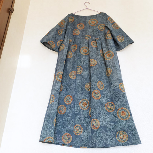 Happy Sale!】着物リメイク◇ウール紬のベルスリーブ（七分袖