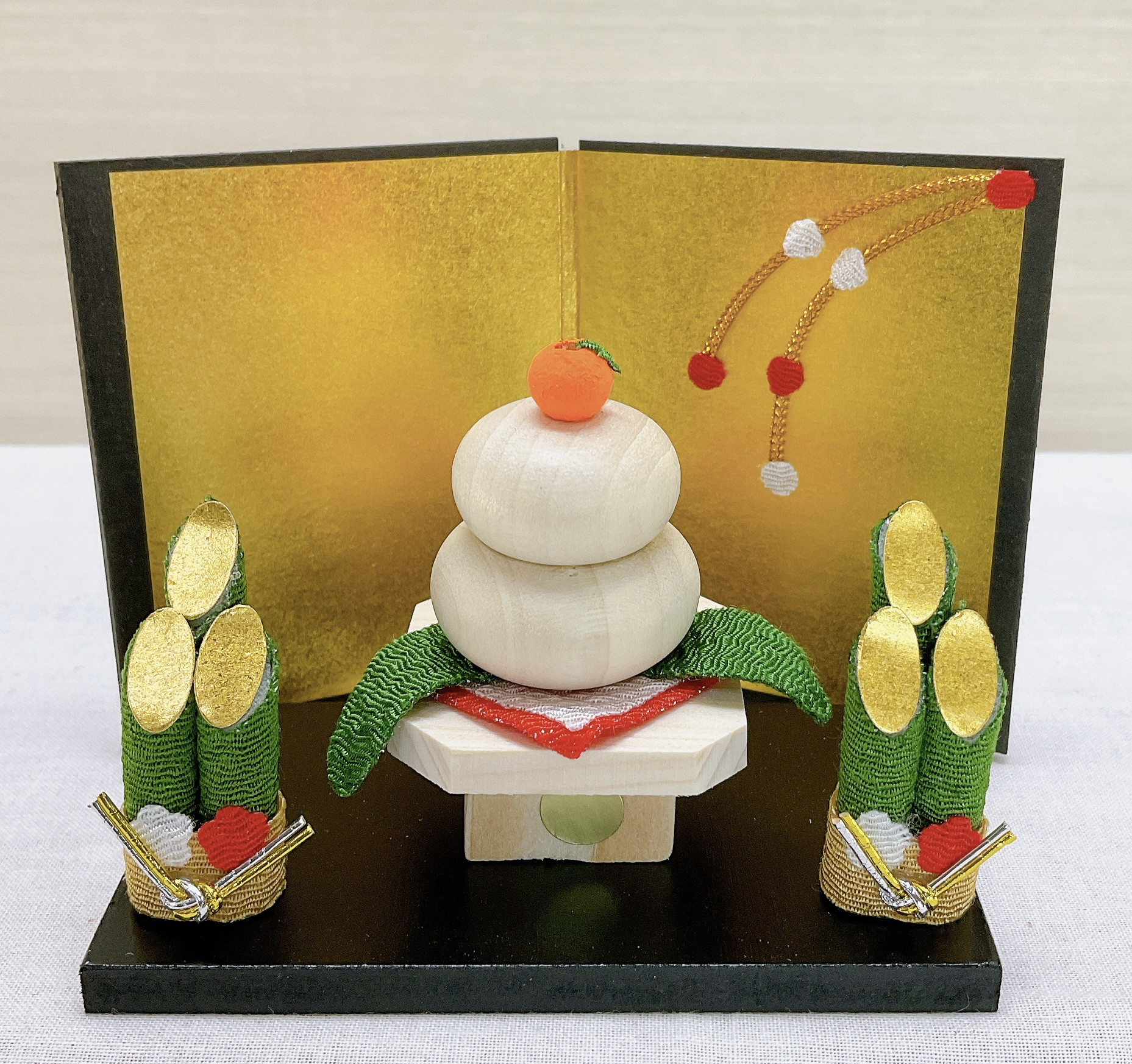 お正月飾り⟡.·*.辰年2024♡門松・鏡餅♡羊毛フェルト