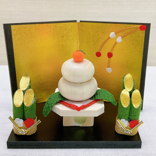 鏡餅 （ミニチュア） お正月飾り【ミニ迎春飾り】木製鏡餅 ミニチュア鏡餅 干支飾りとご一緒