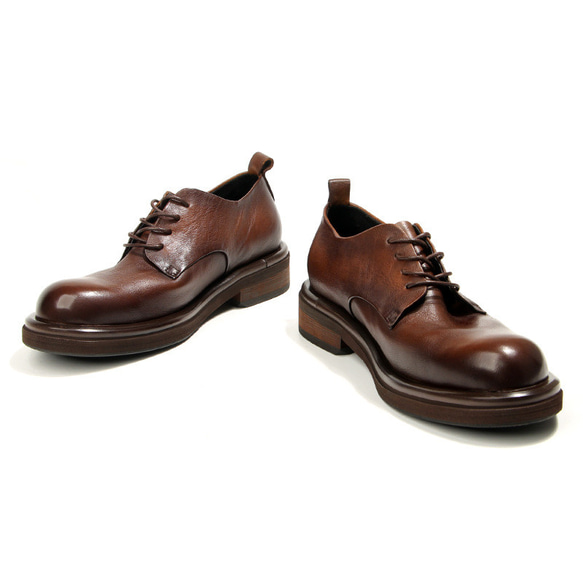 メンズ牛革靴ビジネスカジュアルレトロシューズ 2カラー·サイズ調整無料  20-1332 3枚目の画像