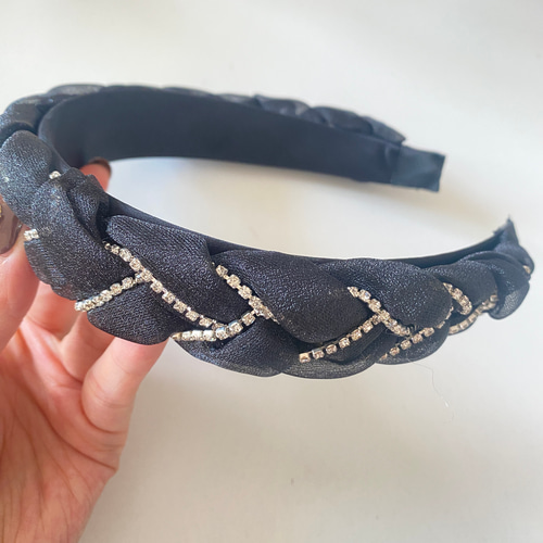 ❄️歳末新作♡【カチューシャ/高品質】黒超おしゃれ/韓国風/上品/大人  