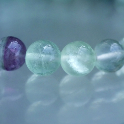 虹入り艶☆フローライト☆ブレスレットs1054 ブレスレット Funky