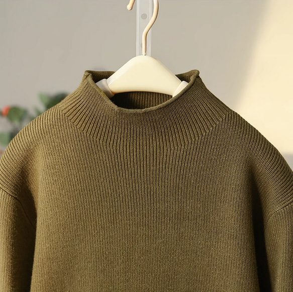 新作♦︎暖かい 厚手おしゃれニットセーター トップス 全6色 7枚目の画像