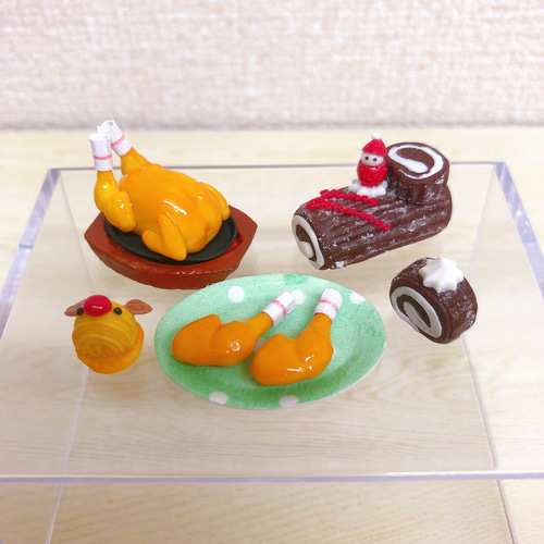 ミニチュアフード クリスマスセット① その他置物 miniature._.milky 