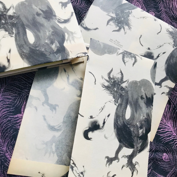 Black dragon -Waxpaper bookcover 1枚目の画像