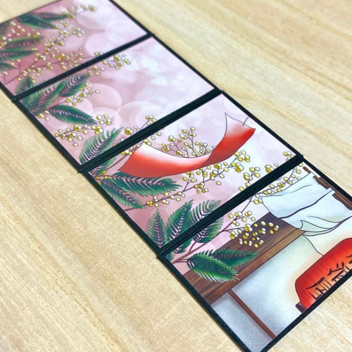 Hanafuda BonsaiGirl Cards (Recreated) リメイク花札盆栽女子の