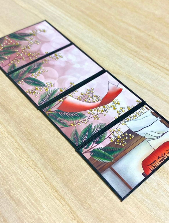 Hanafuda BonsaiGirl Cards (Recreated) リメイク花札盆栽女子のカードセット 5枚目の画像