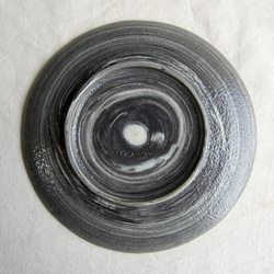 marble plate 18cm black blue1,2 10枚目の画像