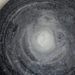 marble plate 18cm black blue3,4 8枚目の画像