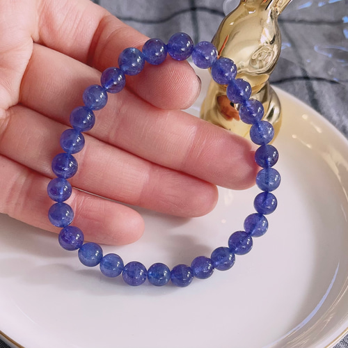 天然無処理　タンザナイト ブレスレット④ 天然無処理 タンザナイト ブレスレット④ （17.9g 天然無処理