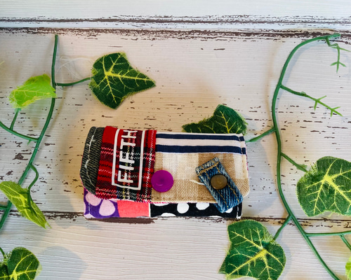 パッチワークコインケース ハンドメイド 小銭入れ・コインケース