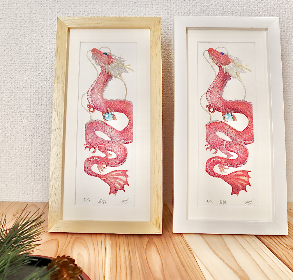 正月飾り　彫漆掛け軸 正月飾り 彫漆掛け軸