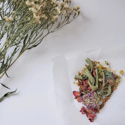 【NEW】〈小さな花束～small bouquet～ 2g×3包 薬包紙 オーガニック・無農薬ハーブティー〉 4枚目の画像