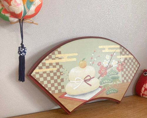 トールペイントのお正月飾り その他インテリア雑貨 アトリエ ユニ