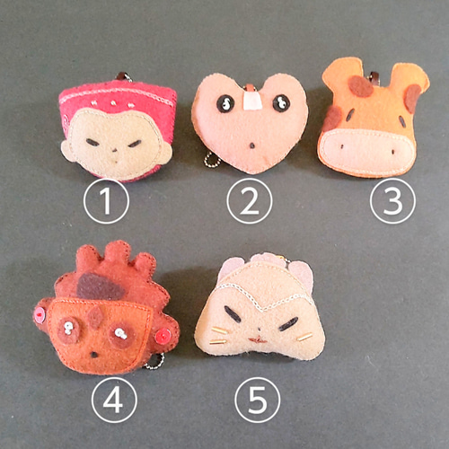 petit土偶＆ハニワ☆フェイスマスコットキーホルダー その他雑貨