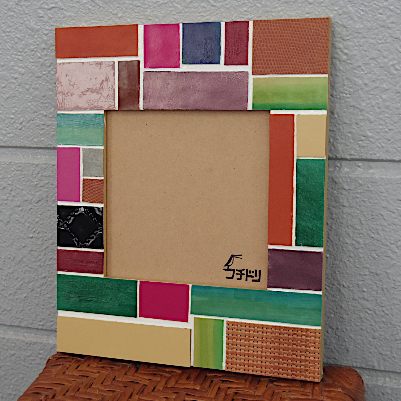 額縁 ＜なかがましかく 11cm角＞ 「no.3 モザイクタイル」