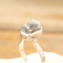 BrazilianDumortierite in Quartz Ringブラジル産デュモルチェライトinクォーツのリング 7枚目の画像