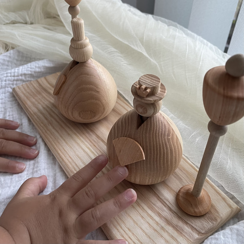 2025年2月下旬発送》木製雛人形 A / Wooden Hina Dolls ひな祭り 2025年2月下旬発送》木製雛人形 A / Wooden Hina Dolls ひな祭り