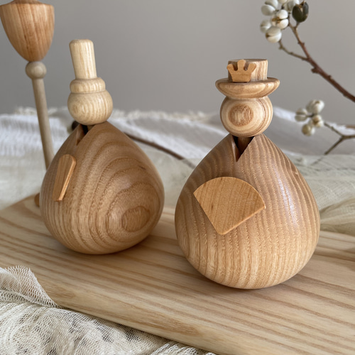 2025年2月下旬発送》木製雛人形 A / Wooden Hina Dolls ひな祭り 2025年2月下旬発送》木製雛人形 A / Wooden Hina Dolls ひな祭り